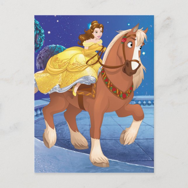 Belle | Never Gives Up Postcard (Front)