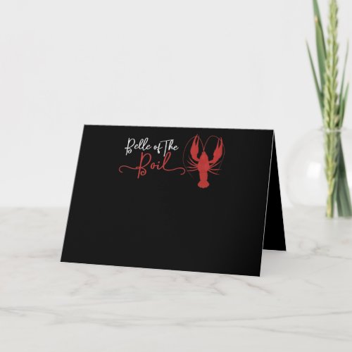 Belle Of  Boil Seafood Boil Party Crawfish Lobster Invitation