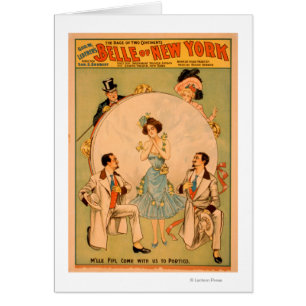 "Belle of New York" Musical Theatre Poster Cards