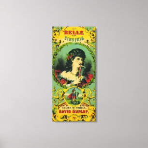 Belle of Virginia Tobacco LabelPetersburg, VA Canvas Print