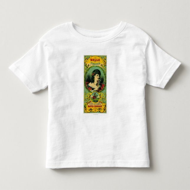 Belle of Virginia Tobacco LabelPetersburg, VA Toddler T-shirt (Front)