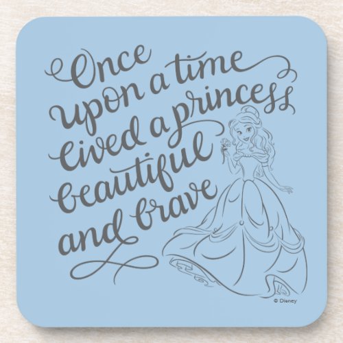 Belle Once Upon A Time Beverage Coaster