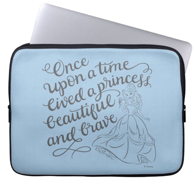 Belle |Once Upon A Time Laptop Sleeve (Front)