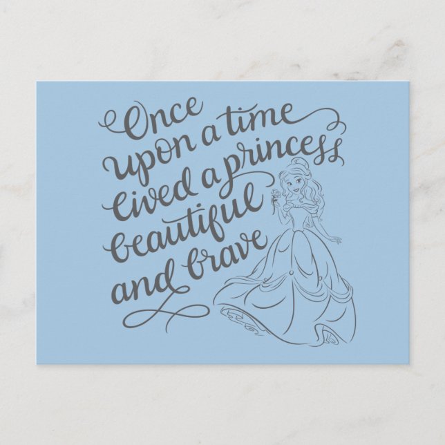 Belle |Once Upon A Time Postcard (Front)