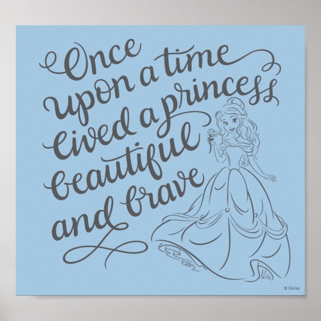 Belle |Once Upon A Time Poster (Front)