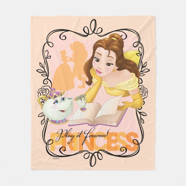 Belle | Play It Forward Princess Fleece Blanket (Front)