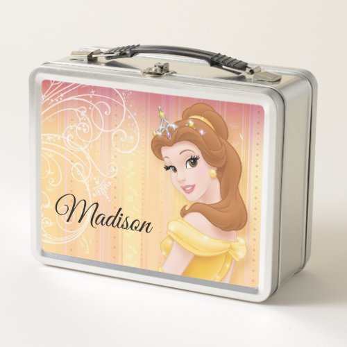 Belle Princess Metal Lunch Box