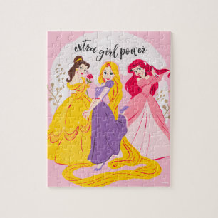Belle, Rapnuzel, Ariel "Extra Girl Power" Jigsaw Puzzle