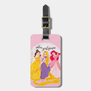 Belle, Rapnuzel, Ariel "Extra Girl Power" Luggage Tag