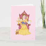 Belle Reading to Friends Card