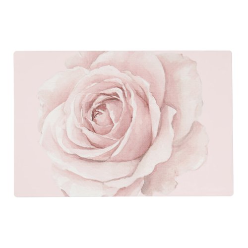 Belle Rose Beautiful Pink Flower Placemat