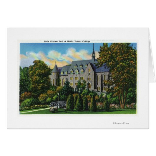 Belle Skinner Music Hall, Vassar College Cards (Front Horizontal)