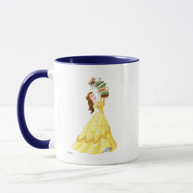 Belle | Stack Of Books Mug (Left)