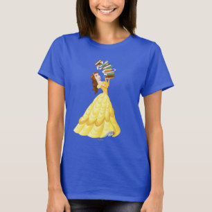 Belle   Stack Of Books T-Shirt
