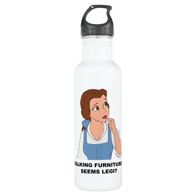 Belle | Talking Furniture? Stainless Steel Water Bottle (Front)