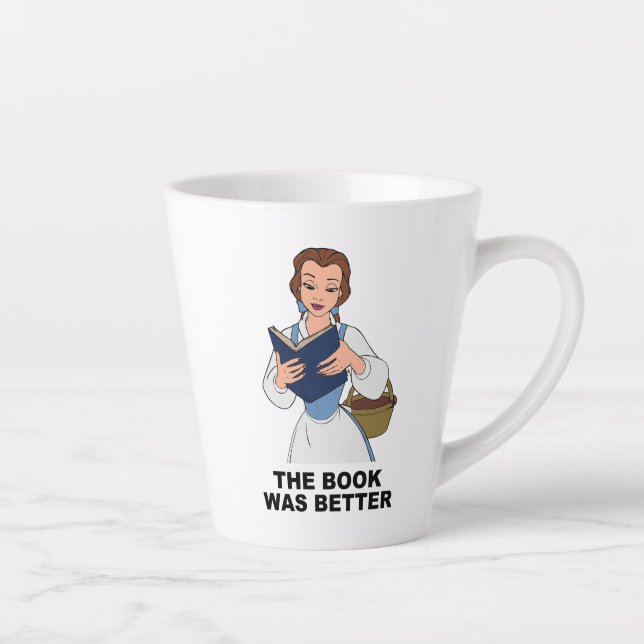 Belle | The Book was Better Latte Mug (Right)