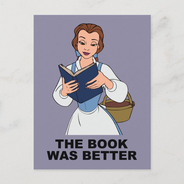 Belle | The Book was Better Postcard (Front)