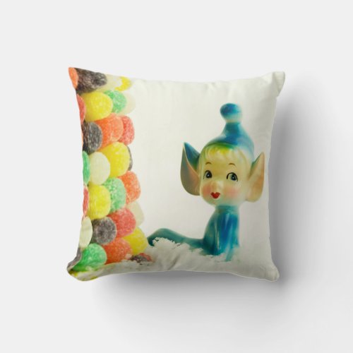 Belle the Pixie Elf Throw Pillow