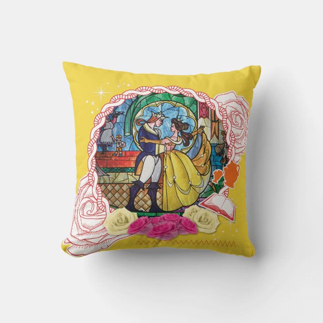 Belle - True of Heart Throw Pillow (Front)