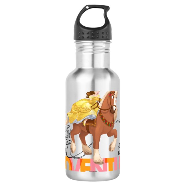Belle | Up For Adventure Stainless Steel Water Bottle (Front)