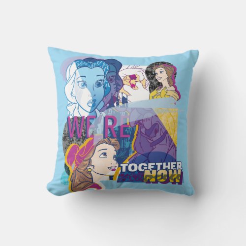 Belle  Were Together Now Throw Pillow