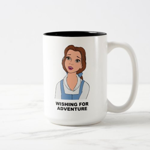 Belle  Wishing for Adventure Two_Tone Coffee Mug