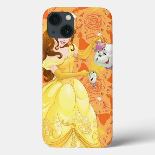 Belle with Mrs Potts and Chip iPhone 13 Case