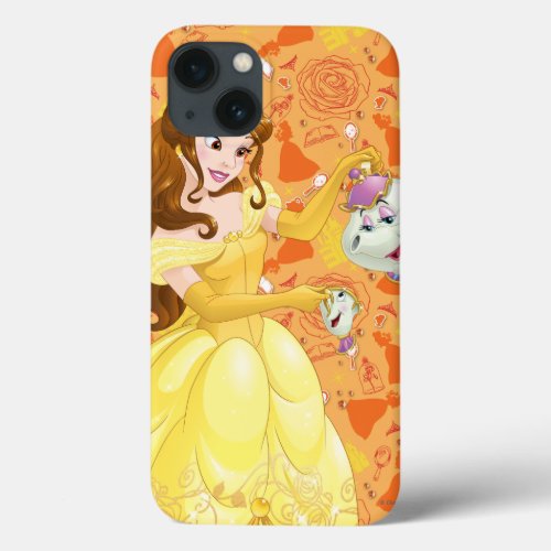 Belle with Mrs Potts and Chip iPhone 13 Case
