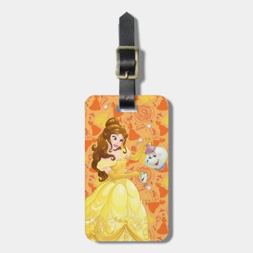 Belle with Mrs Potts and Chip Luggage Tag