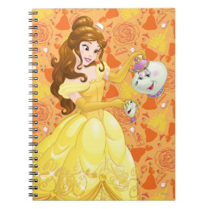 Belle with Mrs. Potts and Chip Notebook