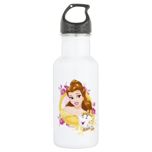 Belle With Mrs Potts And Chip Stainless Steel Water Bottle