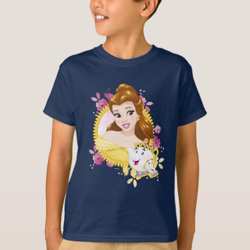 Belle With Mrs Potts And Chip T_Shirt