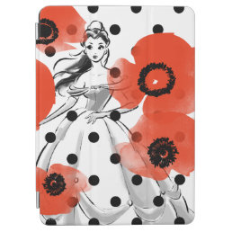 Belle With Poppies and Polka Dots iPad Air Cover