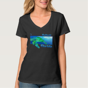 Belleair Florida Swimming Sea Turtle T-Shirt