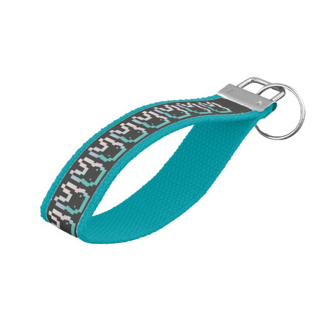 BelleBunny Mini Lanyard Wrist Keychain (Angled Up)