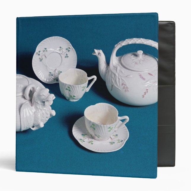 Belleek tea service binder (Front/Inside)