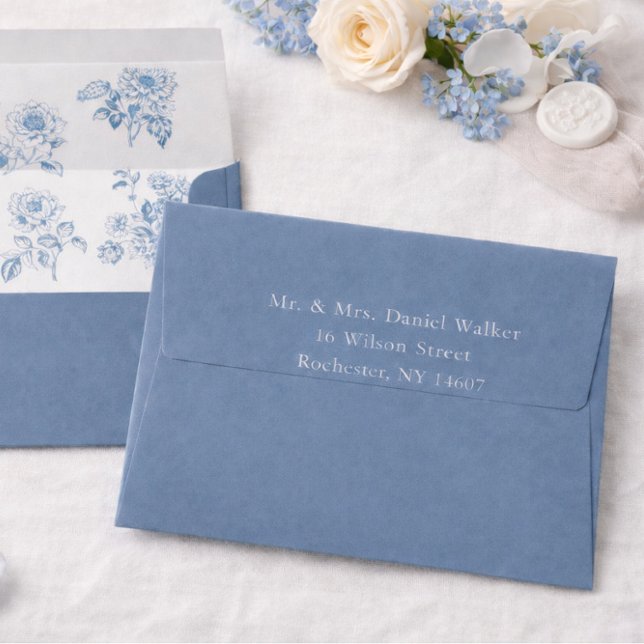 Bellefontaine — Dusty Blue Wedding Envelope (Creator Uploaded)
