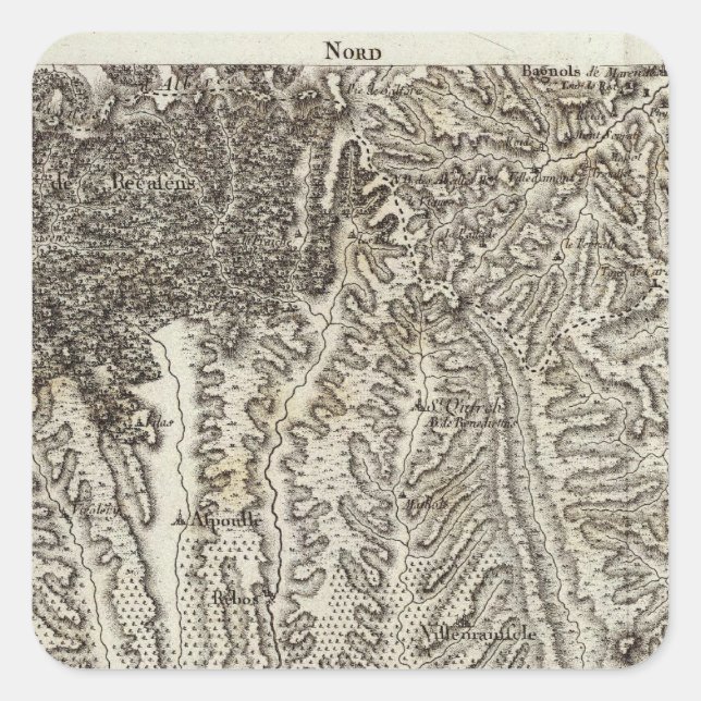 Bellegarde Square Sticker (Front)