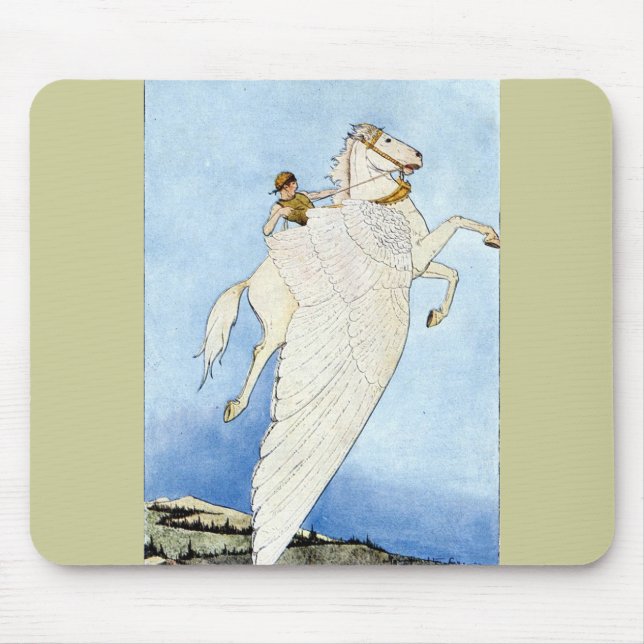 Bellerophon and Pegasus Mouse Pad (Front)