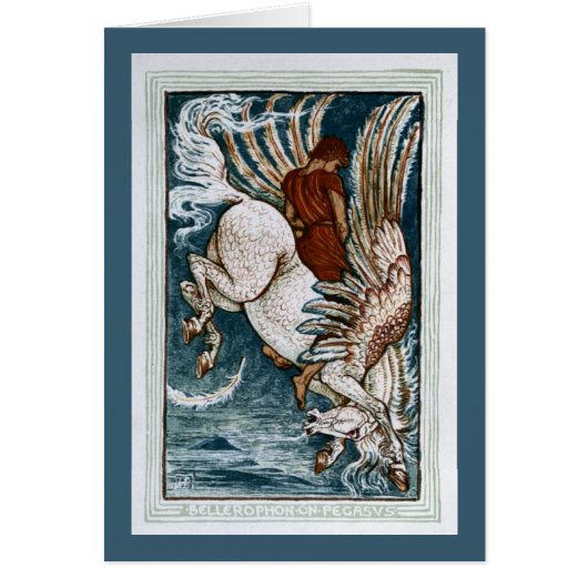 Bellerophon on Pegasus Cards (Front)