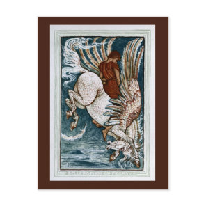 Bellerophon on Pegasus Postcard