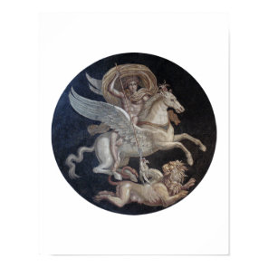 Bellerophon on Pegasus Poster
