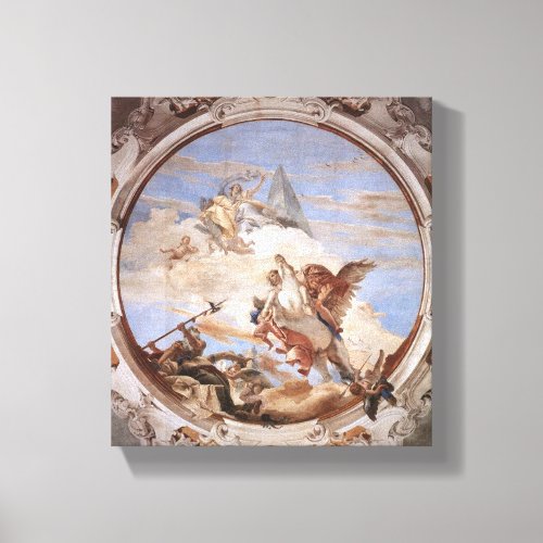 Bellerophon Pegasus _ Giovanni Battista Tiepolo Canvas Print