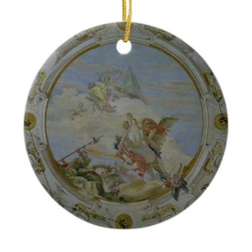 Bellerophon Riding Pegasus, c.1746-47 (fresco) Ceramic Ornament