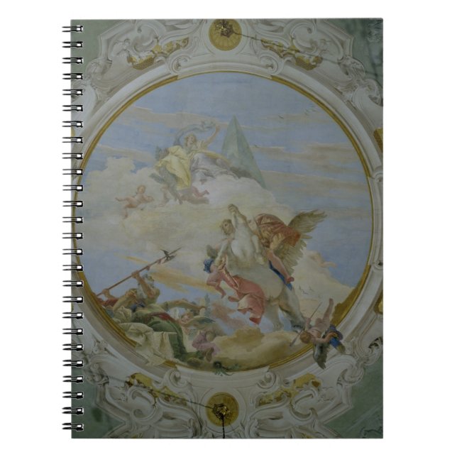 Bellerophon Riding Pegasus, c.1746-47 (fresco) Notebook (Front)