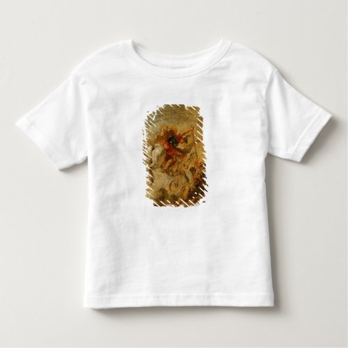 Bellerophon Riding Pegasus Fighting the Chimaera Toddler T_shirt