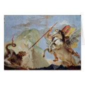 Bellerophon, riding Pegasus, slaying the Chimaera, (Front Horizontal)