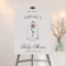 Belle's Enchanted Rose Shower Welcome Sign