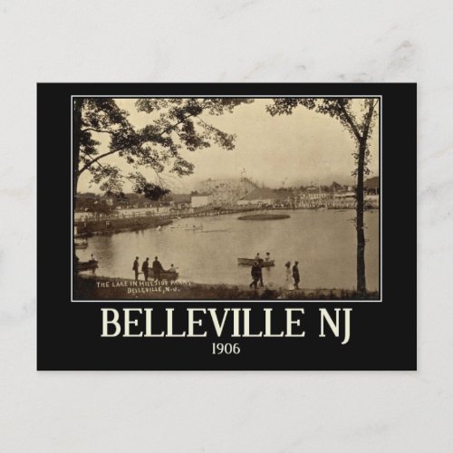 Belleville New Jersey Vintage Postcard