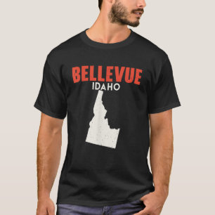Bellevue Idaho USA State America Travel Idahoan T-Shirt